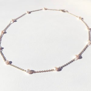 Spaced Convertible Pearl Necklace/Bracelet