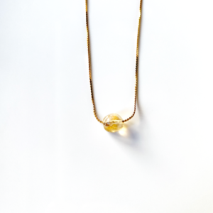 Citrine Yellow Quartz Necklace